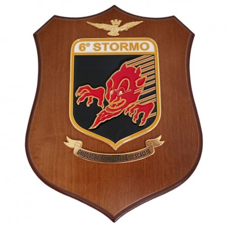 Crest Aeronautica 6° Stormo Prodotto Ufficiale Giemme  Art. AM0100P6ST