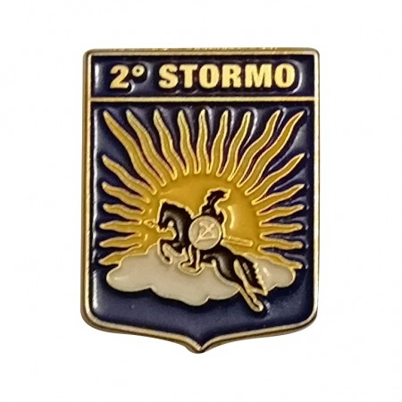 Distintivo Spilla da Camicia o Giacca Aeronautica Militare 2° Stormo Prodotto Ufficiale Art. AM0160P2ST