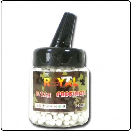 Biberon con 1000 Pallini mm 0.6  Peso 0.12G  ROYAL Precision Art.BB1000