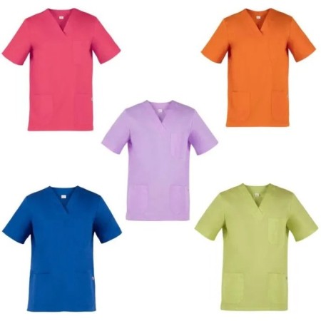 Casacche Medico Infermiere Dentista  100% cotone Multitasche Jason Giblor's Tutti i Colori Art. Q3K00243