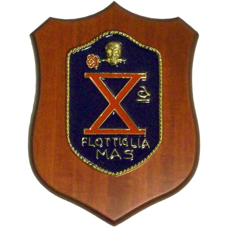 Crest Quadretto da Collezione  X-Mas 10° Mas Flottiglia Mas Eumar Art.  08154XS