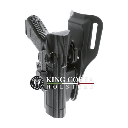 Fondina Polimero Professionale EVOLUTION5 2.0 E BLF King Kobra Polizia Carabinieri Guardie Giurate GPG IPS Art. KC-EP38G