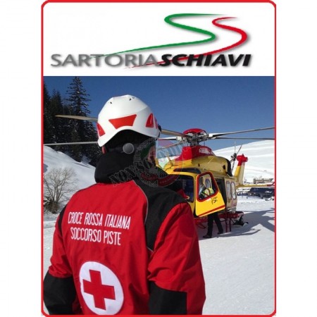 Jacket da intervento CRI soccorsi speciali Giubbino Operativo Elasticizzato Protezione Biologica Emo Plasmatex Croce Rossa Italiana Schiavi Italia Art.SS-BIOG-RN