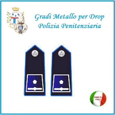 Gradi Metallo Polizia Penitenziaria per Drop Ispettore Superiore  Art.PP-12