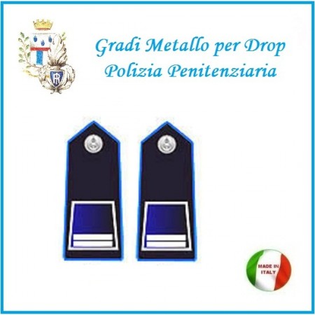 Gradi Metallo Polizia Penitenziaria per Drop Sovraintendente Art.PP-6