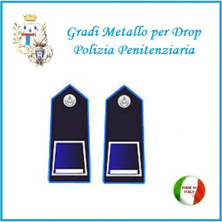 Gradi Metallo Polizia Penitenziaria per Drop Vice Sovraintendente Art.PP-5