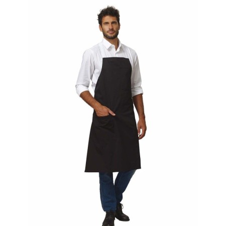 Grembiule con Pettorina Unisex Siggi Horeca Elia Nero  Art. 28PZ0387-N