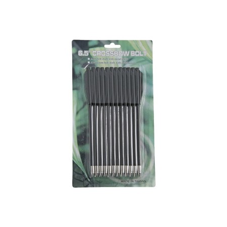 Frecce  SET 12 DARDI IN PLASTICA DA 6,5" PER PISTOLA BALESTRA NEREMAN KUNG Art. CF 145EA