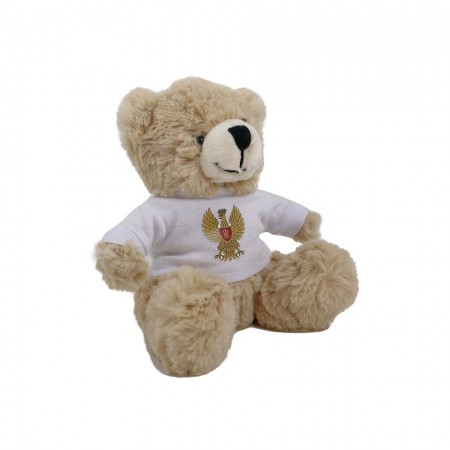 Orsetto Orsacchiotto Peluche Seduto H18cm T-shirt Aquila  Polizia di Stato Ufficiale Idea Regalo  Art. PS0621