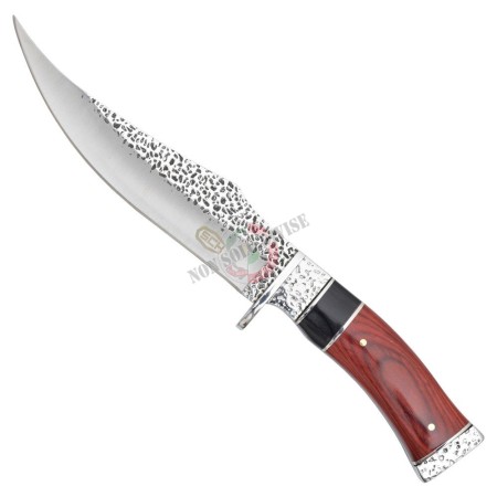 Coltello Caccia con Fodero Lama in Acciaio Manico Legno Totale 30.00 cm SCK Art. CW-027
