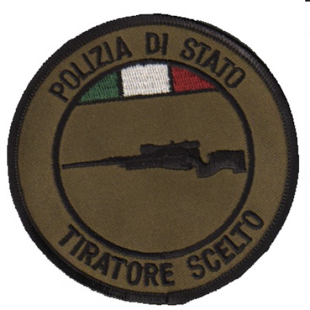 Distintivo Polizia di Stato Tiratore Scelto su Pendif - Barbarossa Tactical