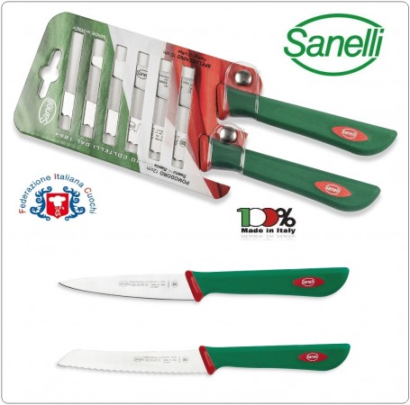 Linea Premana Professional Knife Blister Pomodoro 11 cm Spelucchino 10 cm Sanelli Italia Art. 602602