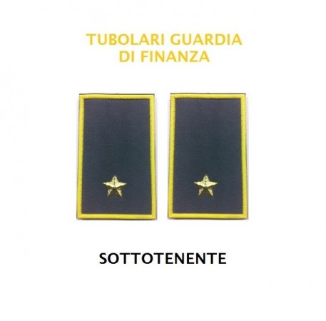 Gradi Tubolari Coppia Guardia di Finanza Sottotenente Art. GDF-T13