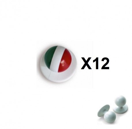 Bottone Bottoni Funghetto per Giacca Cuoco Chef Confezione 12 Pezzi Italia Ego Chef Art.BOTT-1