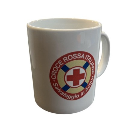 Tazza Mug Croce Rossa Italiana OPSA Salvataggio in Ceramica Prodotto Ufficiale Art. 38018004