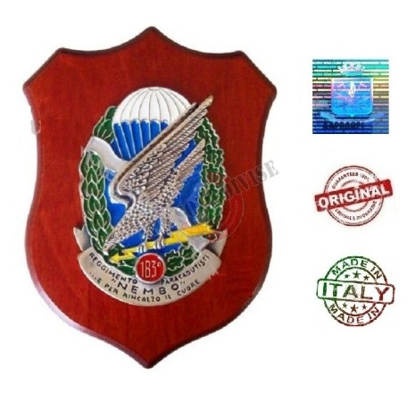 Crest Folgore 183° Paracadutisti Nembo cm. 24 x 18 Prodotto Ufficiale Giemme   Art.08043