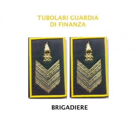 Gradi Tubolari Coppia Guardia di Finanza Brigadiere Art. GDF-T4