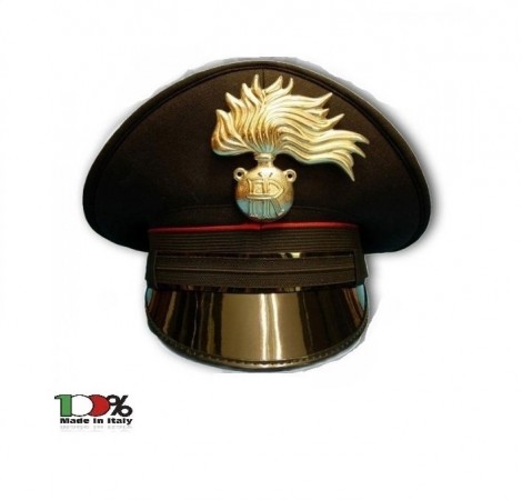 Berretto Ordinanza CC Carabinieri con Fregio Metallo Diadema VENDITA RISERVATA  Art. BER-CC-M