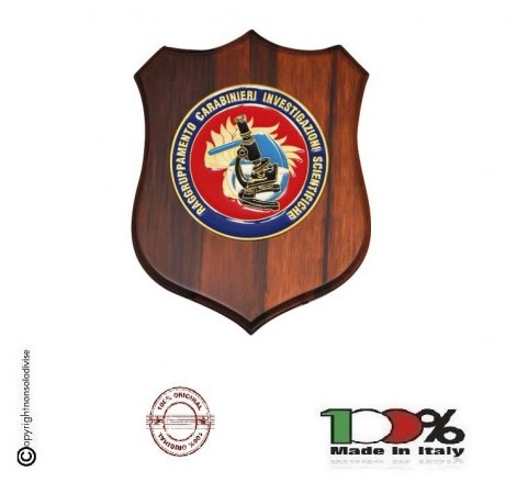 Crest Carabinieri R.I.S. Raggruppamento Carabinieri Investigazioni Scientifica Prodotto Ufficiale Giemme Art. C516