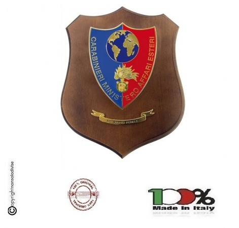 Crest Carabinieri  Ministero Affari Esteri Prodotto Ufficiale Italiano Giemme  Art. C78