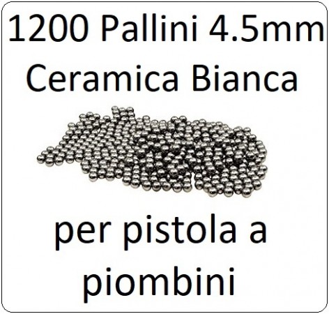 Pallini Ceramica Lucidata per Pistole e Fucili Calibro 4.50 mm Art.BBP-1200