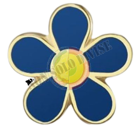 Spilla Distintivo Metallo Caduti per la Patria per Uniforme Esercito Marina Carabinieri Alpini Art. DS022