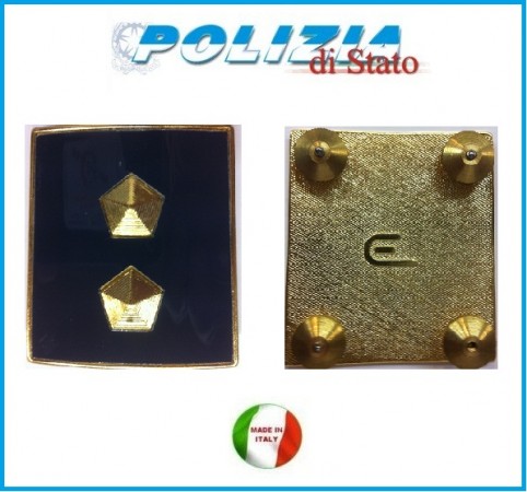Gradi Metallo Polizia Di Stato Ispettore  Art.PS-M6