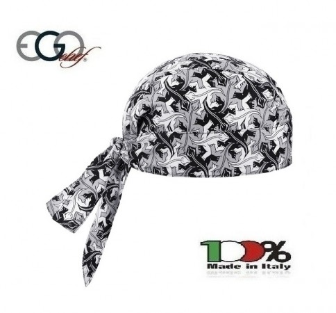 Bandana Sagomata Professionale Medicale Cuochi Chef Gecko Lucertola Ego Chef Italia Art. 7002132A