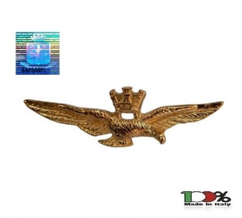 Brevetto Pilota Militare Pilot Wings Aeronautica Militare Prodotto Ufficiale Giacca Art. BREV-AM1