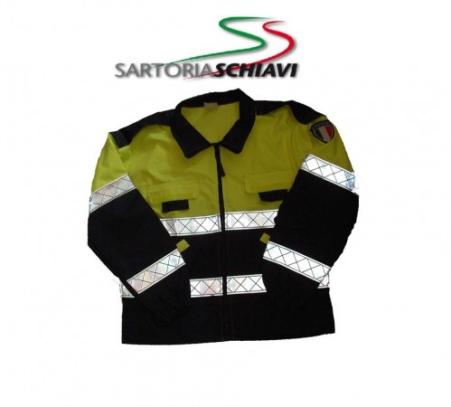 Giubbino Trattato Teflon HT Protezione Civile Schiavi Italia Art. SS-GCP