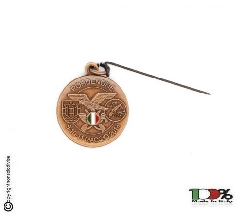 Medaglia Commemorativa Ricordo 87 Adunata Nazionale Alpina -10-11 Maggio 2014 PORDENONE  Art. ALPN24