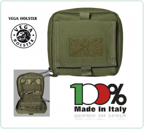 Tasca per uso Medicale o altro con Sistema Posteriore tipo MOLLE Vega Holster Italia  Art.2G12