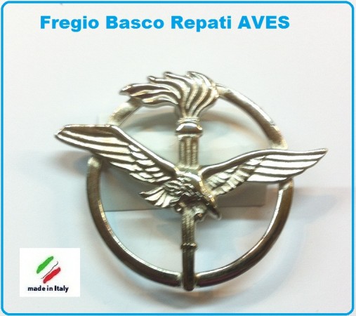 Fregio Basco Metallo Reparti AVES Aeronautica Militare  Art.NSD-F-31