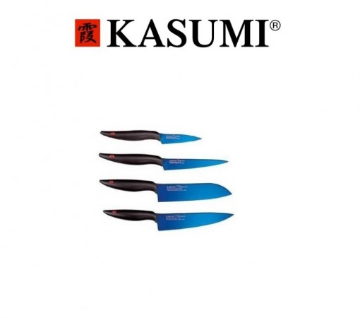 Set Professionale 4 Coltelli Kasumi Titanium Cuochi Chef Idea Regalo Art. K-05