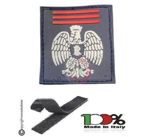 Gradi Plastificati Nuovo Modello Polo Giacca Giubbino Polizia Penitenziaria con Velcro Assistente Capo Art. PP-NEW4