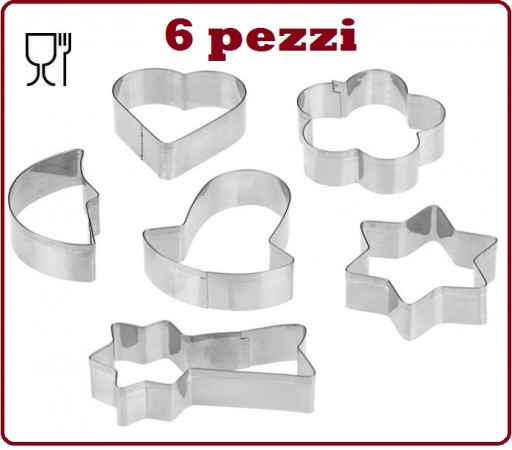 Set di 6 Formine WESTMARK per Biscotti Art.3136