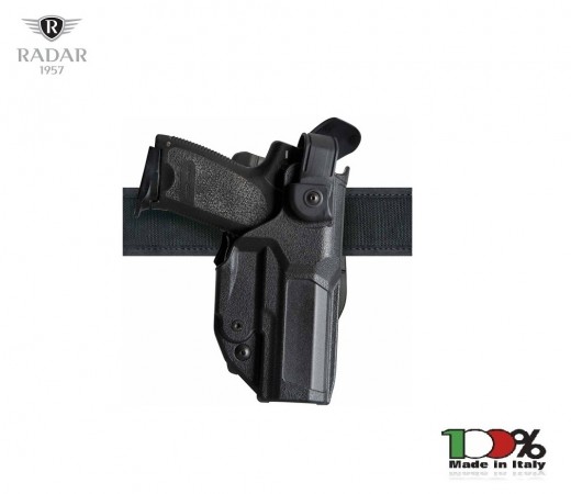 Fondina in Polimero 6707 2-Fast EXTREME per Glock 19 22 23  Beretta 92/98 APX Grado di Ritenzione 3 Radar 1957 Italia Carabinieri Polizia Vigilanza Art. 6707