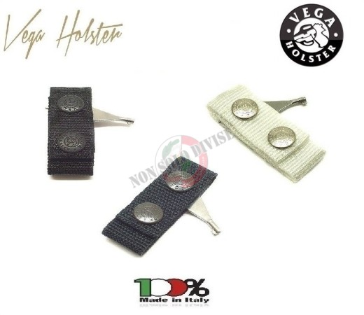 Distanziale Passante Doppio Bottone con Chiave Universale Manette Polizia Carabinieri G.di F. Vigilanza Vega Holster Italia Art. 2V02 
