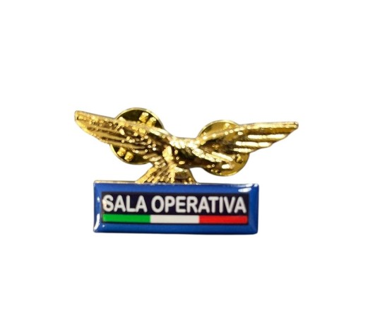 Spilla Aquila Bordo Blu Distintivo Di Specialità GG Sala Operativa  Art. 718-NEW-SO
