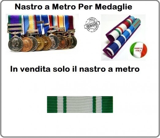 Nastro Militare a Metro Anzianità Croce Rossa Italiana Art.N-M-ACRI