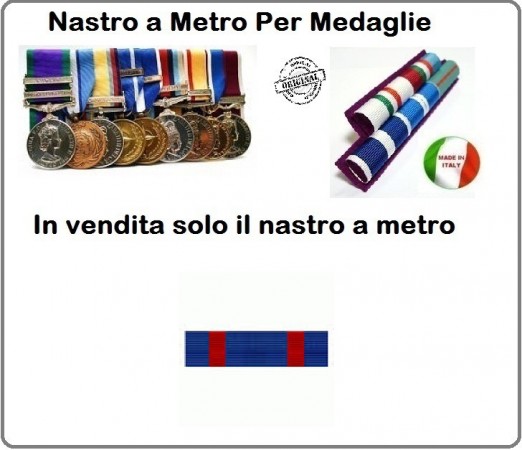 Nastro Militare a Metro Merito Della Marina  Art.N-M-MDM