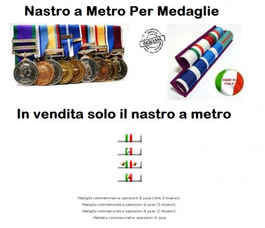 Nastro a Metro Libano Operazioni di Pace Art.N-M.Lib