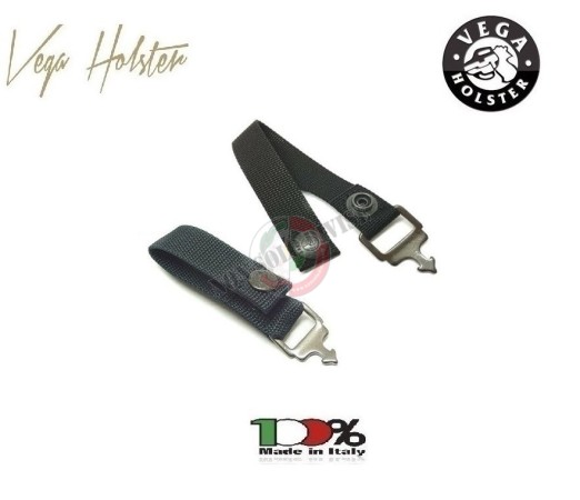 Passante in Cordura Porta Casco Uboot 2V09 Nero  Vegha Holster Italia Art.2V09
