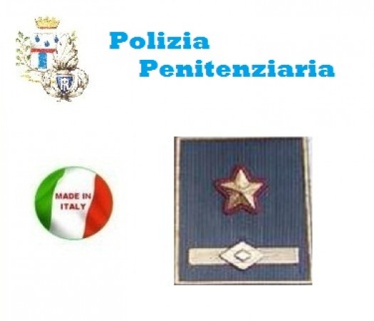 Gradi Tuta Ordine Pubblico Polizia Penitenziaria  Sostituto Commissario  Art.PP-OP12