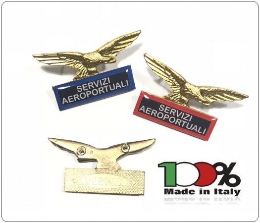 Spilla Aquila Distintivo Di Specialità GG Servizi Aeroportuali Aeroporto  Art.718-S.A.