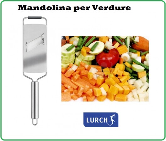 Mandolina per Verdure Professionale Acciaio Inox Lurch Art.LU 220280