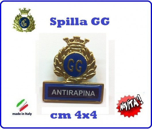 Spilla Armetta New Distintivo Di Specialità GG  ANTIRAPINA Art.430-1