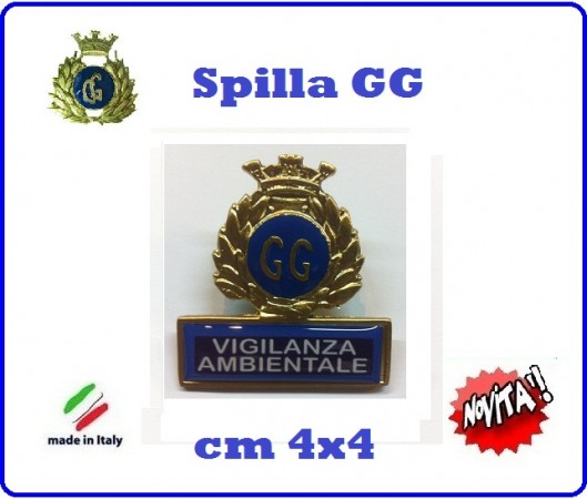 Spilla Armetta New Distintivo Di Specialità GG  VIGILANZA AMBIENTALE Art.430-6