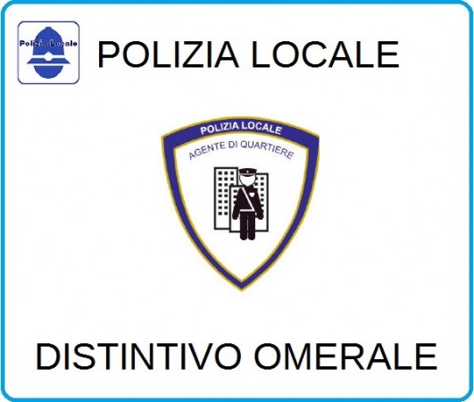 Distintivi Di Specialità Omerali Polizia Locale Agente Di Quartiere Art.NSD-PLADQ
