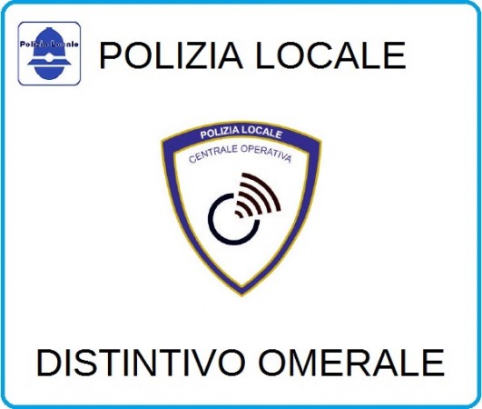 Distintivi Di Specialità Omerali Polizia Locale Centrale Operativa  Art.NSD-PLCO